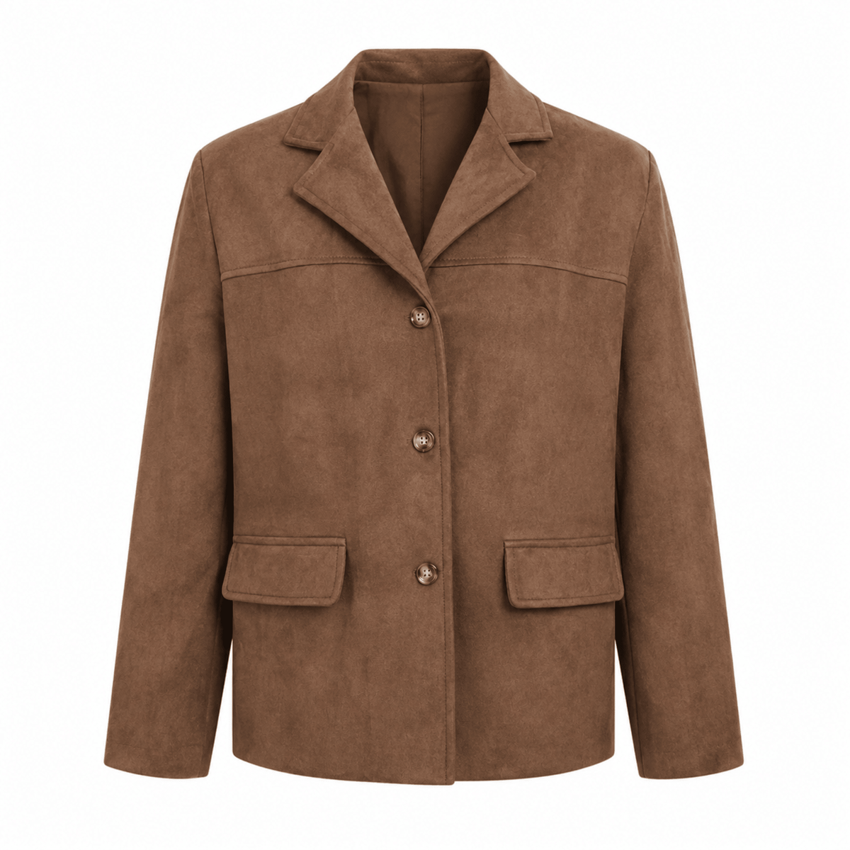 Frieda - Women's Single-Breasted Notch Lapel Blazer