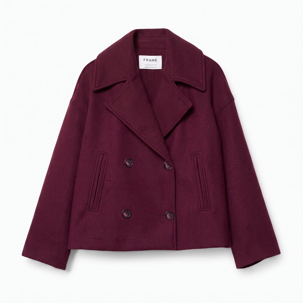 Isabell - Women's Cropped Double-Breasted Transitional Jacket