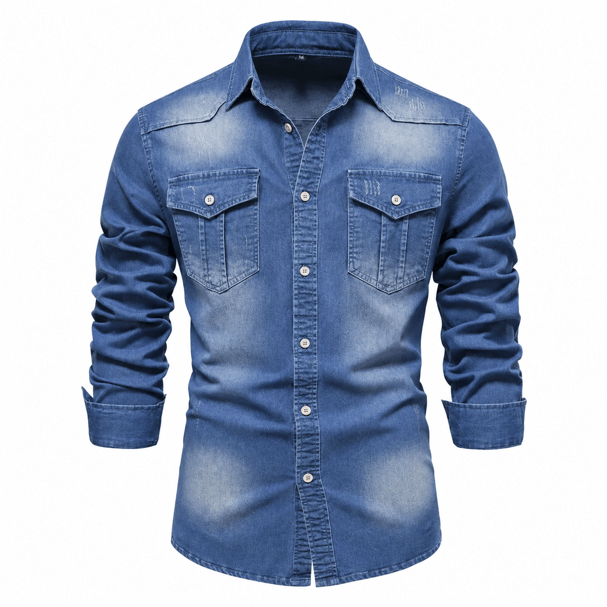 Marcus - Men's Western Style Shirt with Chest Pockets