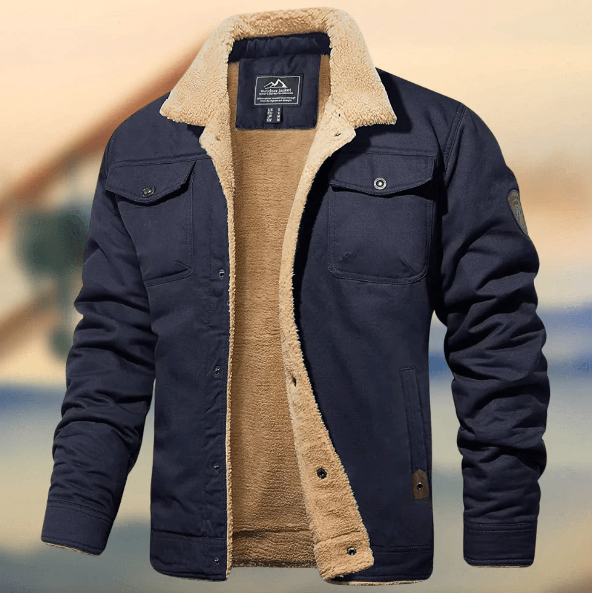 Markus - Men’s Spring Sherpa Lined Jacket