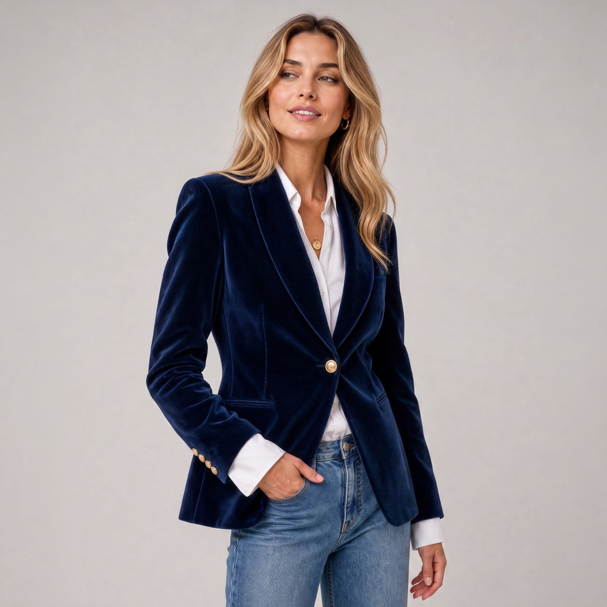 Sophie - Women's Double-Breasted Tailored Blazer