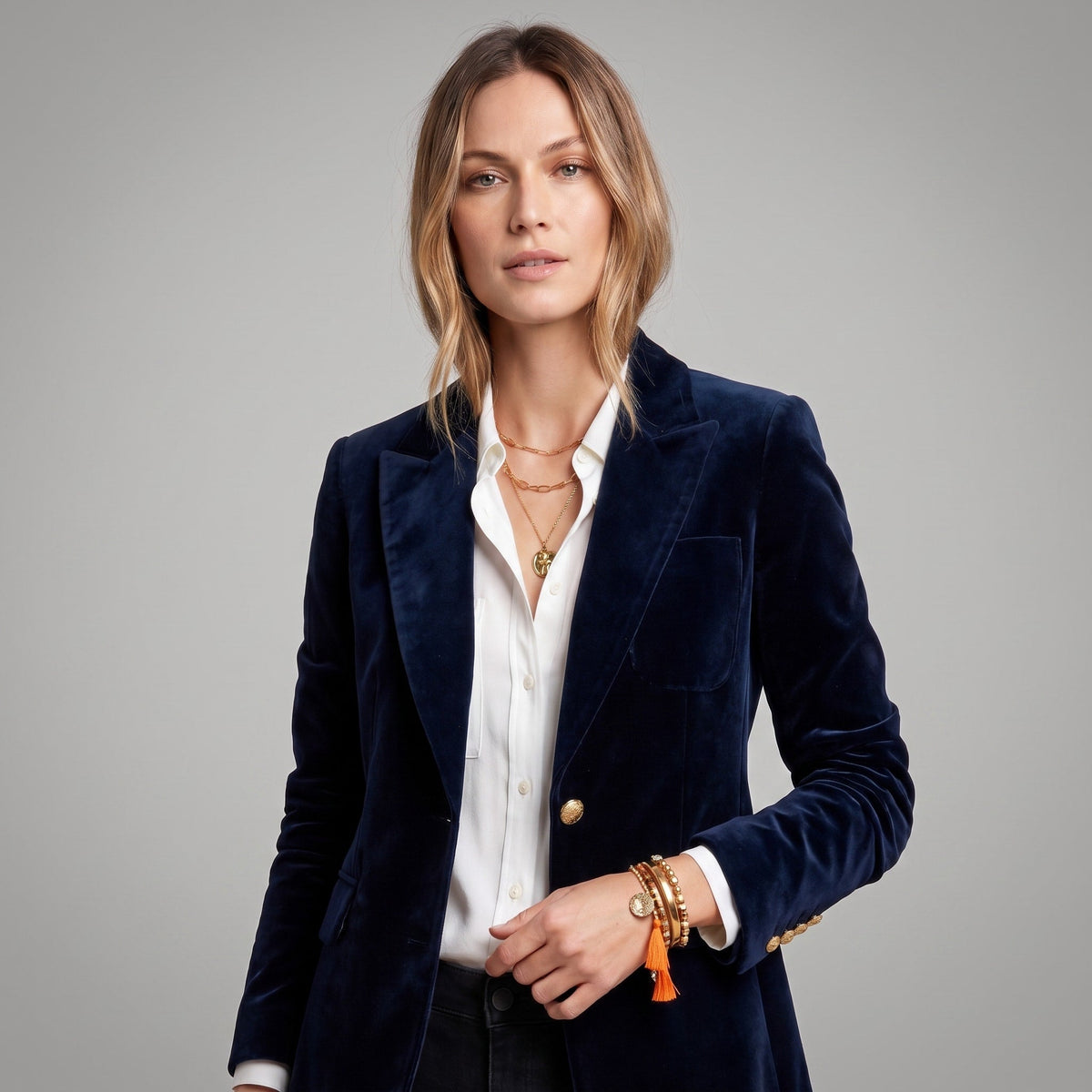 Sophie - Women's Double-Breasted Tailored Blazer