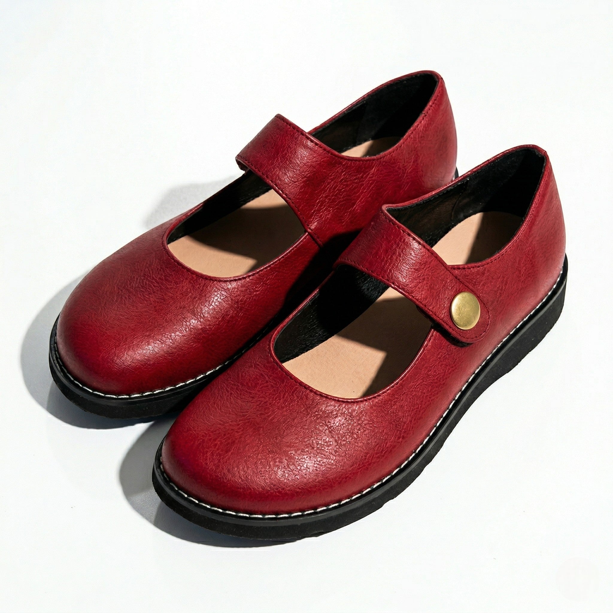 Clara - Women's Round Toe Mary Jane Flats