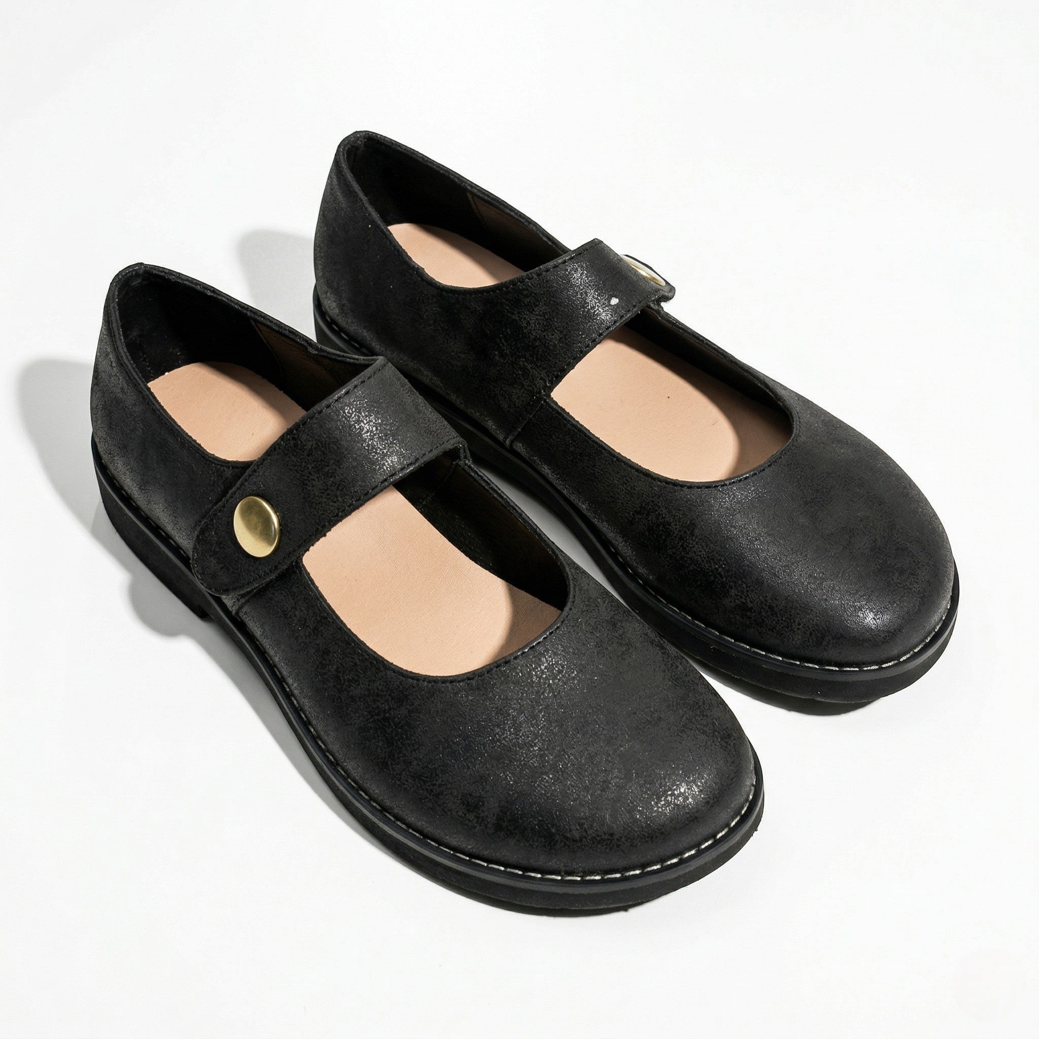 Clara - Women's Round Toe Mary Jane Flats