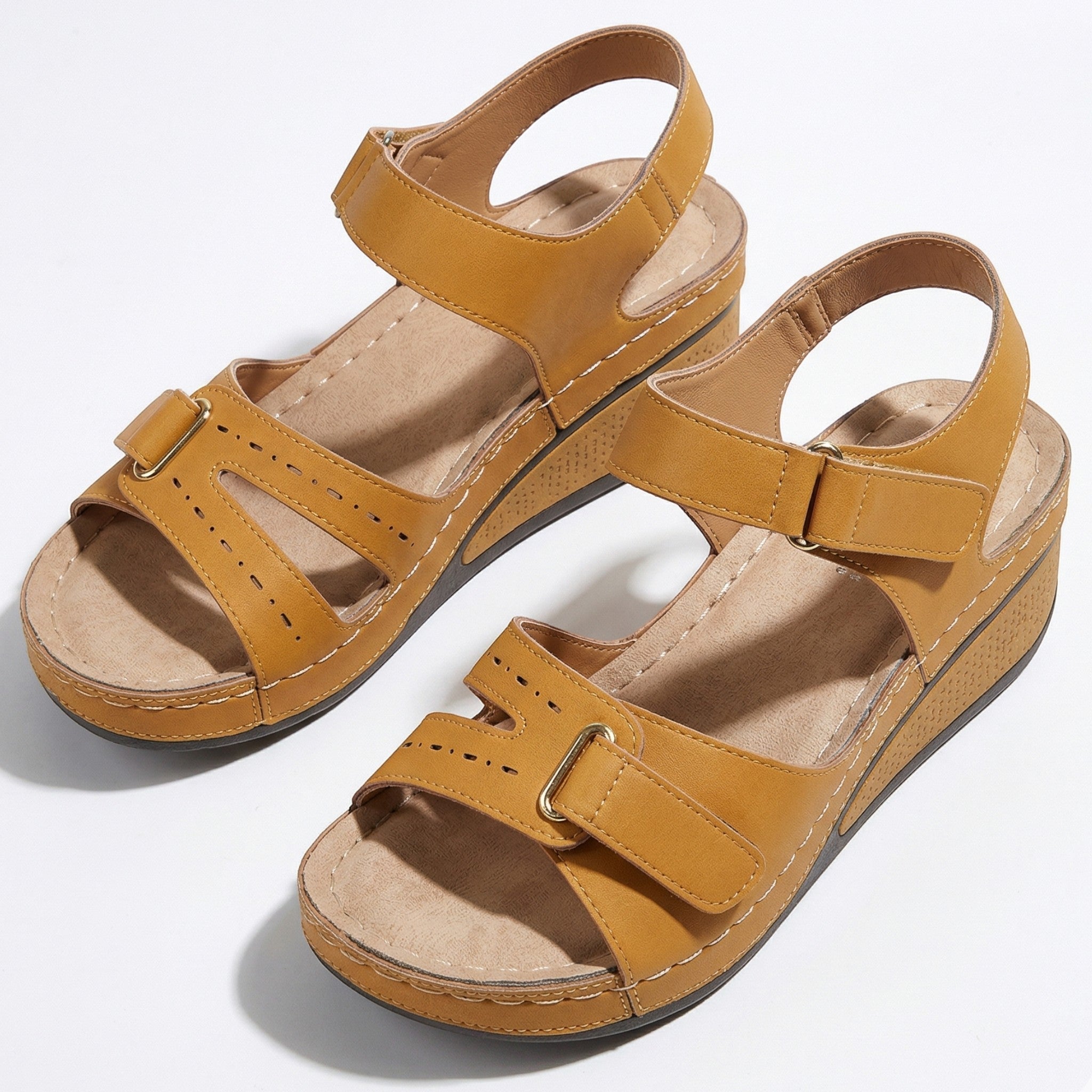 Eliza - Women's Adjustable Wedge Sandals