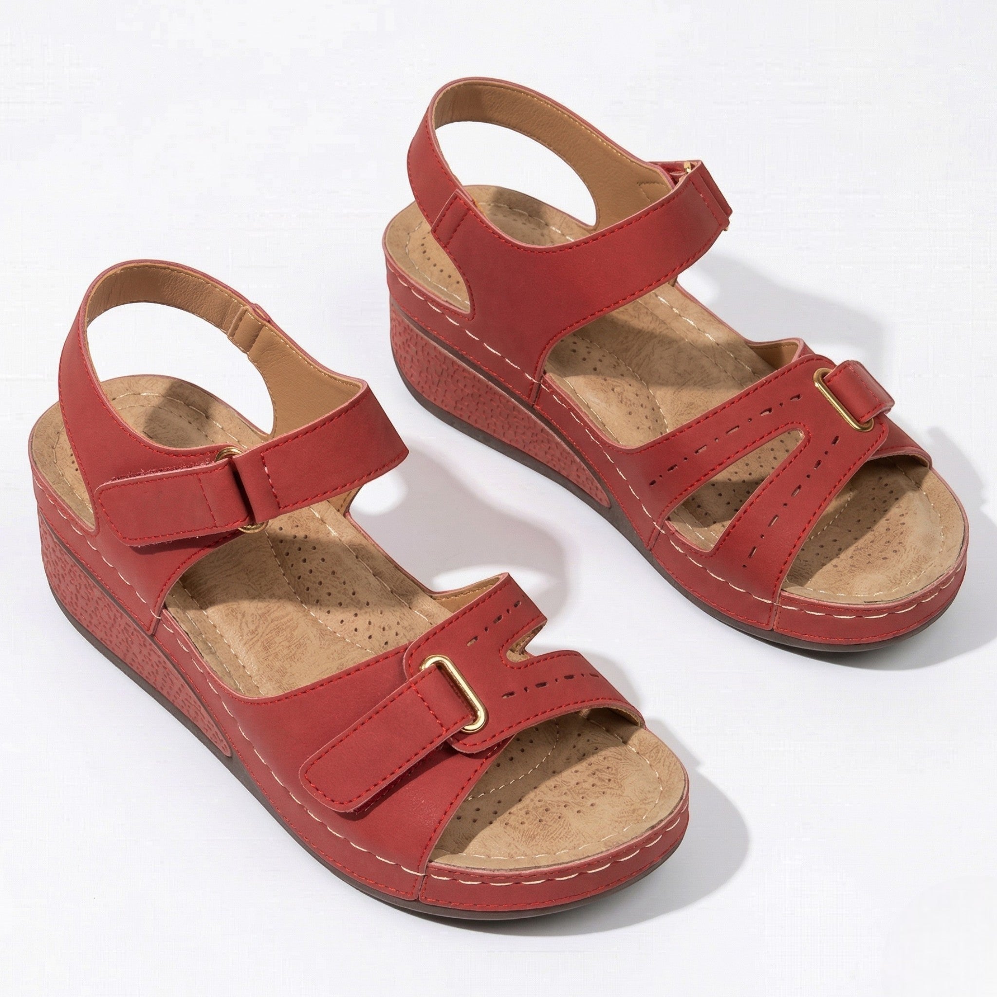 Eliza - Women's Adjustable Wedge Sandals