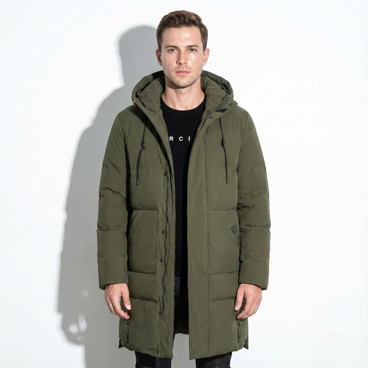 Frank – Long, Water-Resistant Winter Parka with Hood