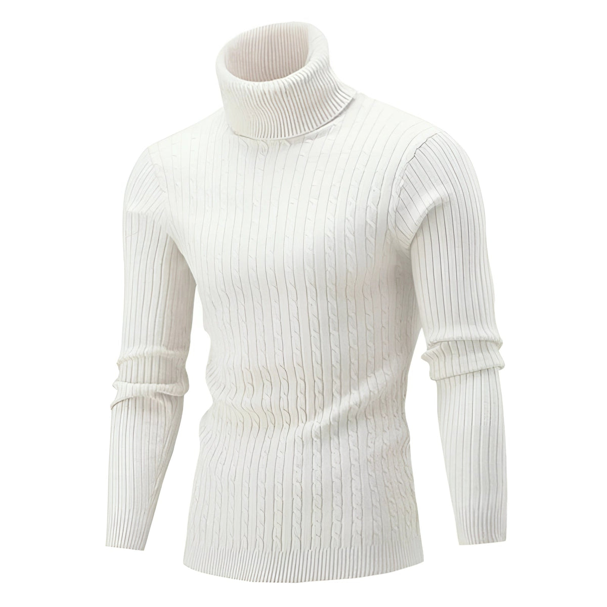 Henrik - Men's Cable Knit Turtleneck Sweater