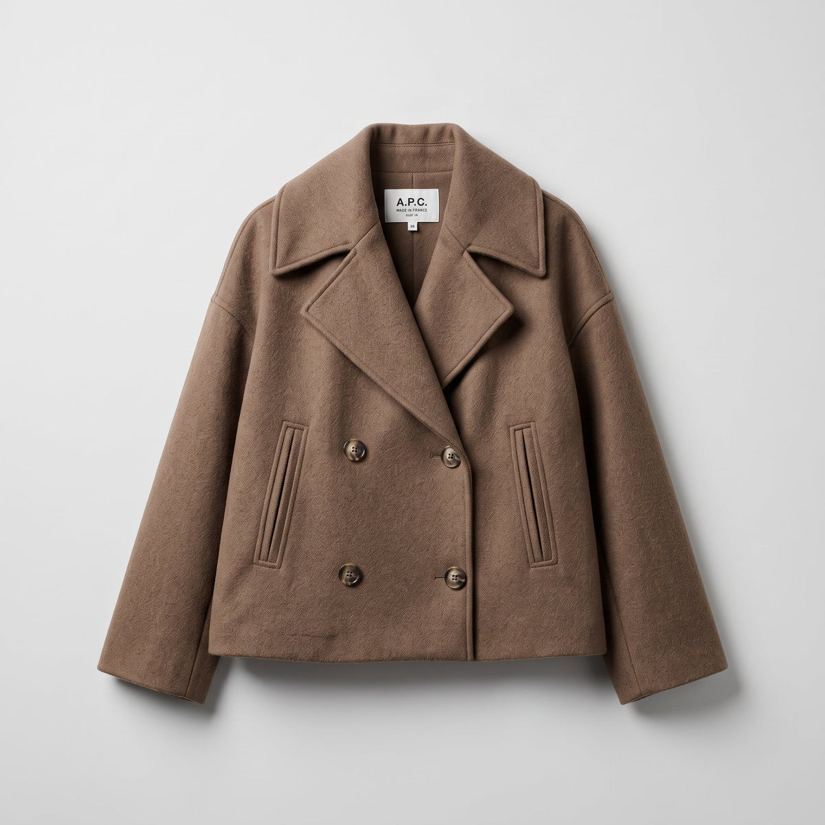 Isabell - Women's Cropped Double-Breasted Transitional Jacket