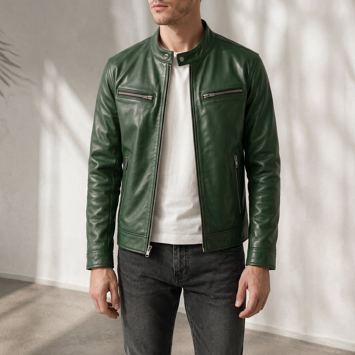 James - Men's Outer Jacket with Zip Pockets