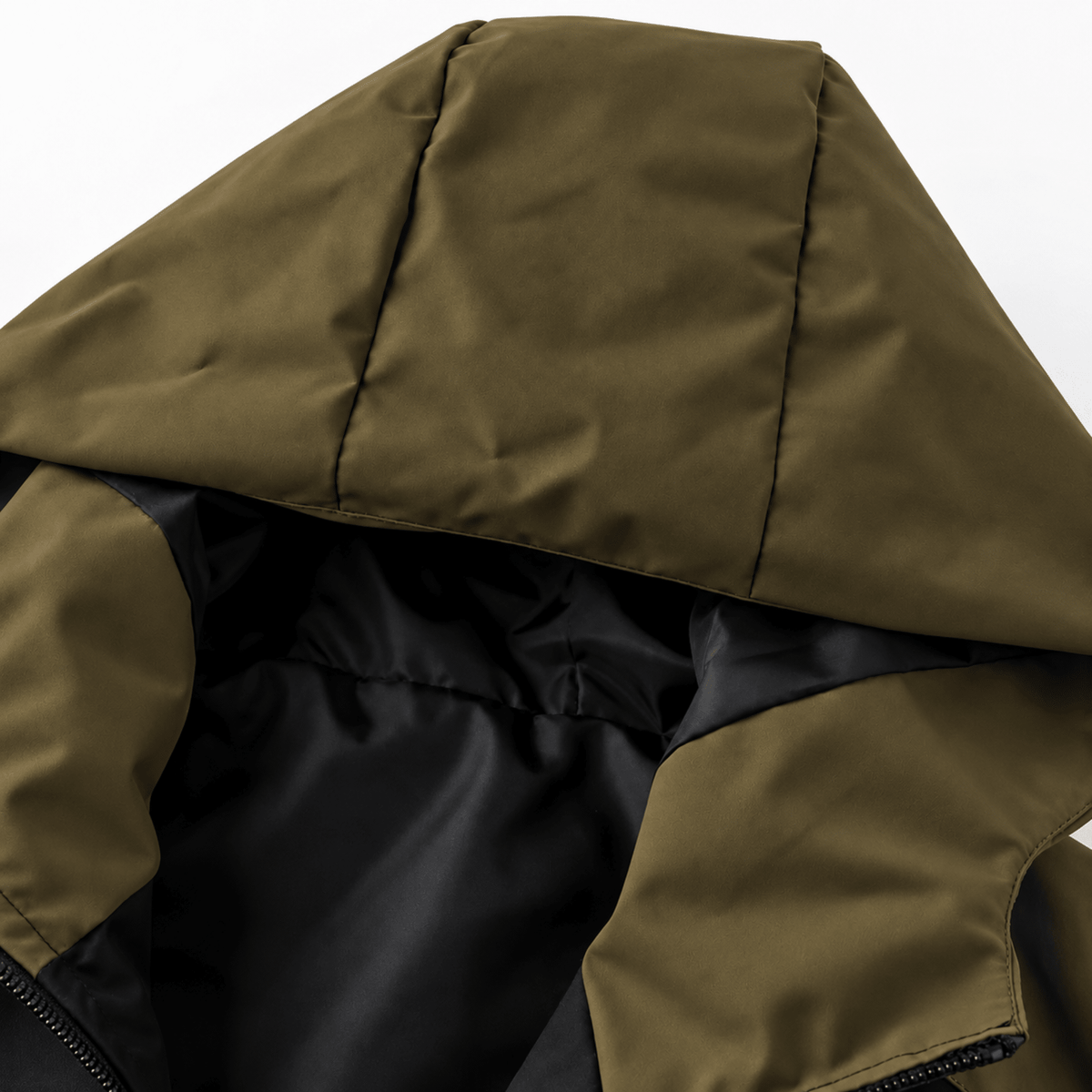 Jonas - Men's Hooded Colorblock Windbreaker Jacket with Zip Pockets