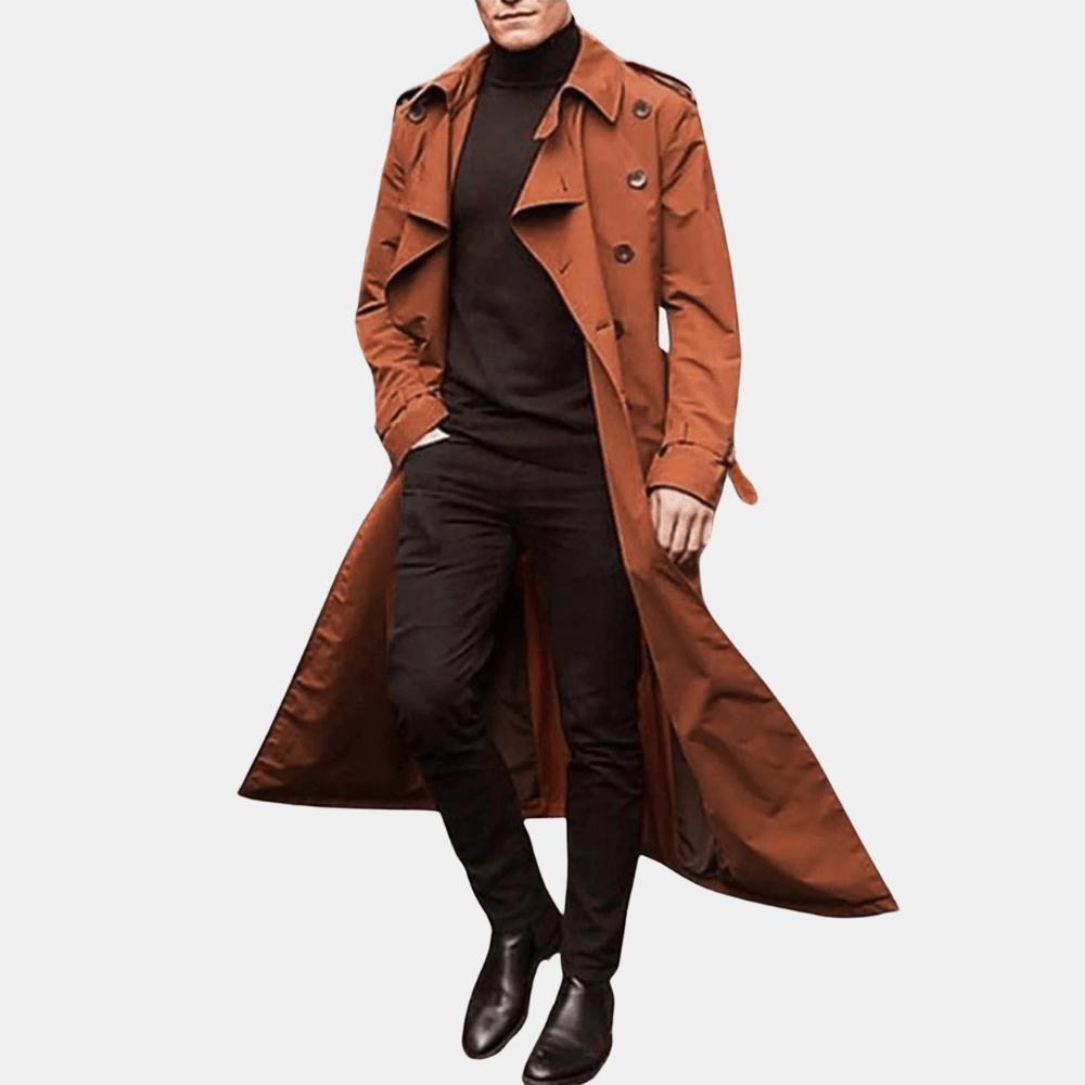 Jonas - Men's Classic Business Trench Coat