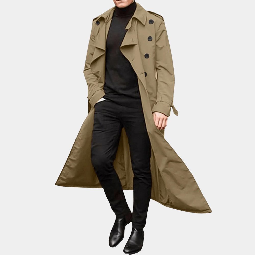 Jonas - Men's Classic Business Trench Coat