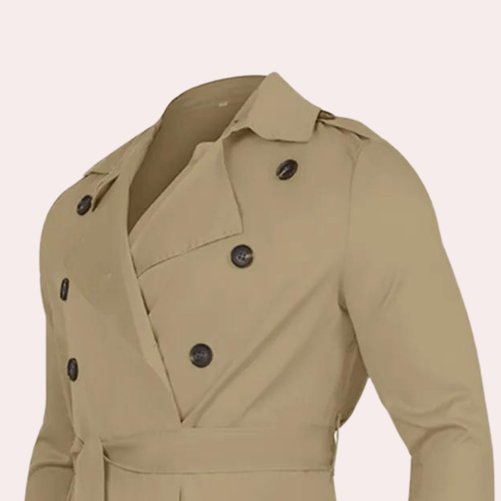 Jonas - Men's Classic Business Trench Coat