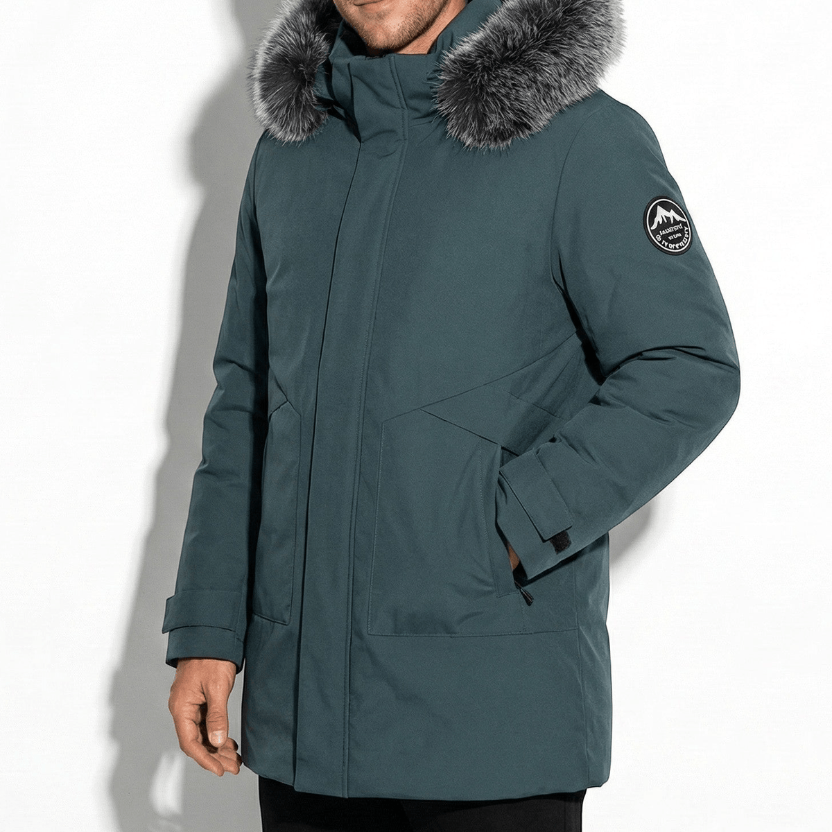 Lukas – Water-Repellent Winter Parka Jacket with Hood