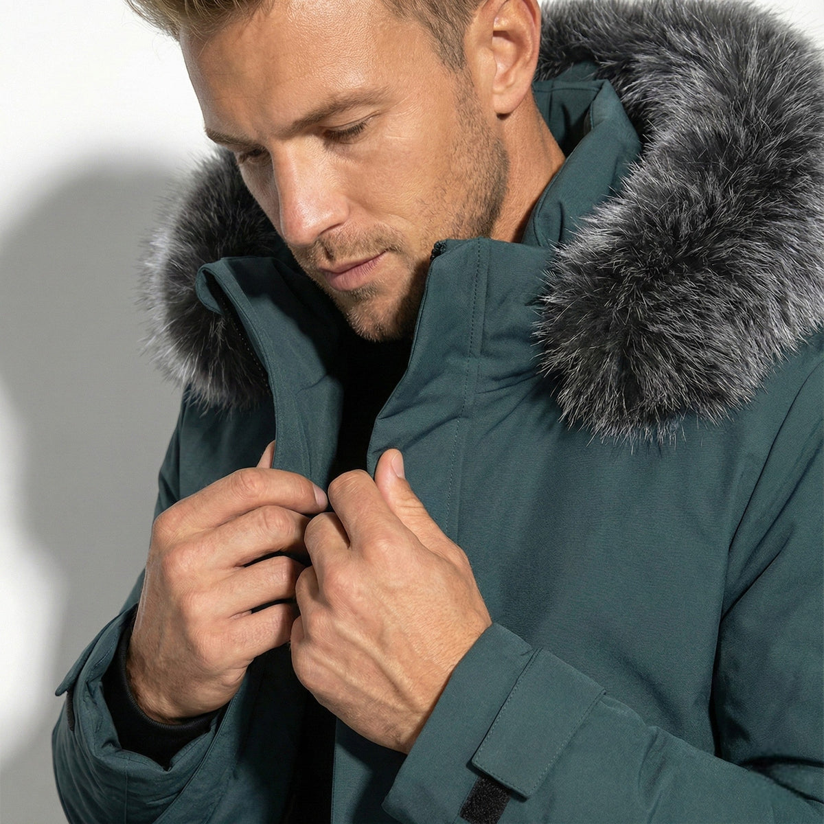 Lukas – Water-Repellent Winter Parka Jacket with Hood
