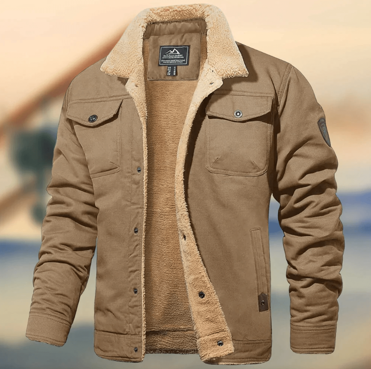 Markus - Men’s Spring Sherpa Lined Jacket