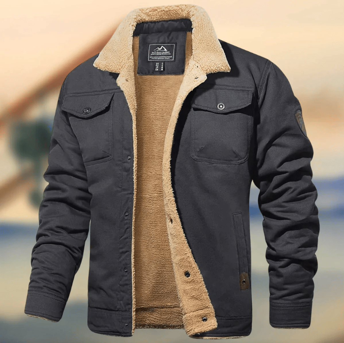 Markus - Men’s Spring Sherpa Lined Jacket