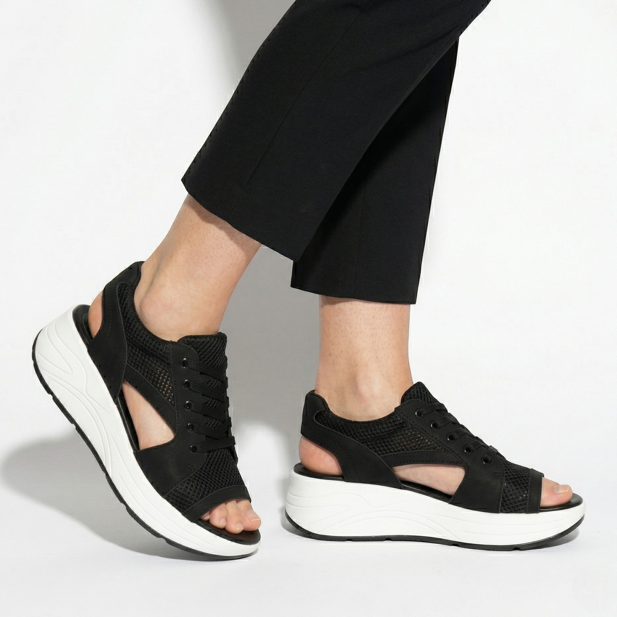 Nyla - Women's Open Toe Platform Sandals