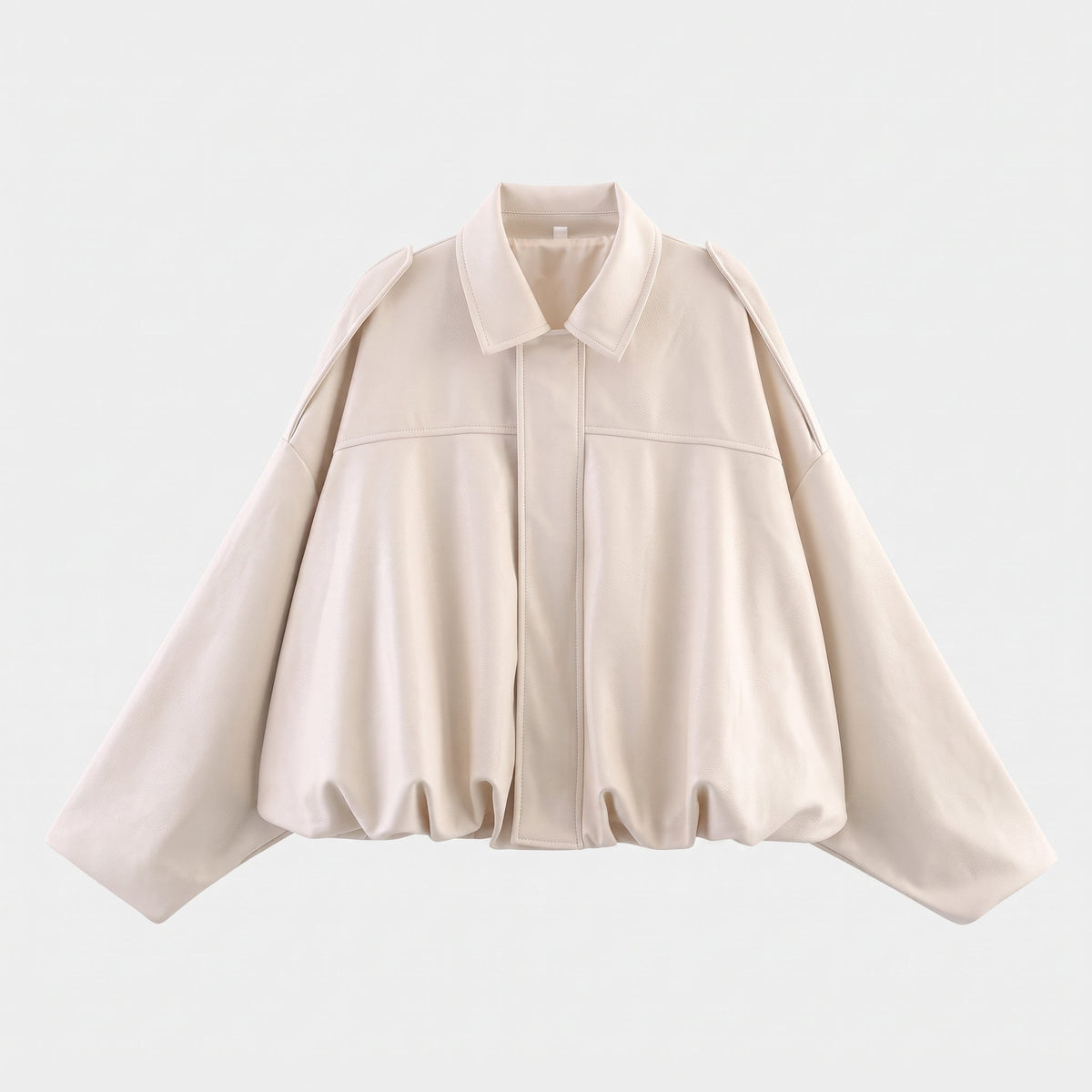 Olivia - Women's Vintage Dropped Shoulder Suede Bomber Jacket