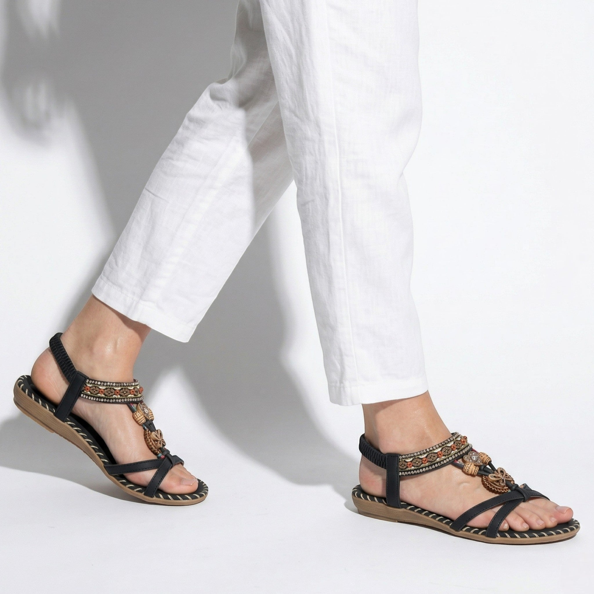 Zoe - Women's Summer Boho Flat Sandals