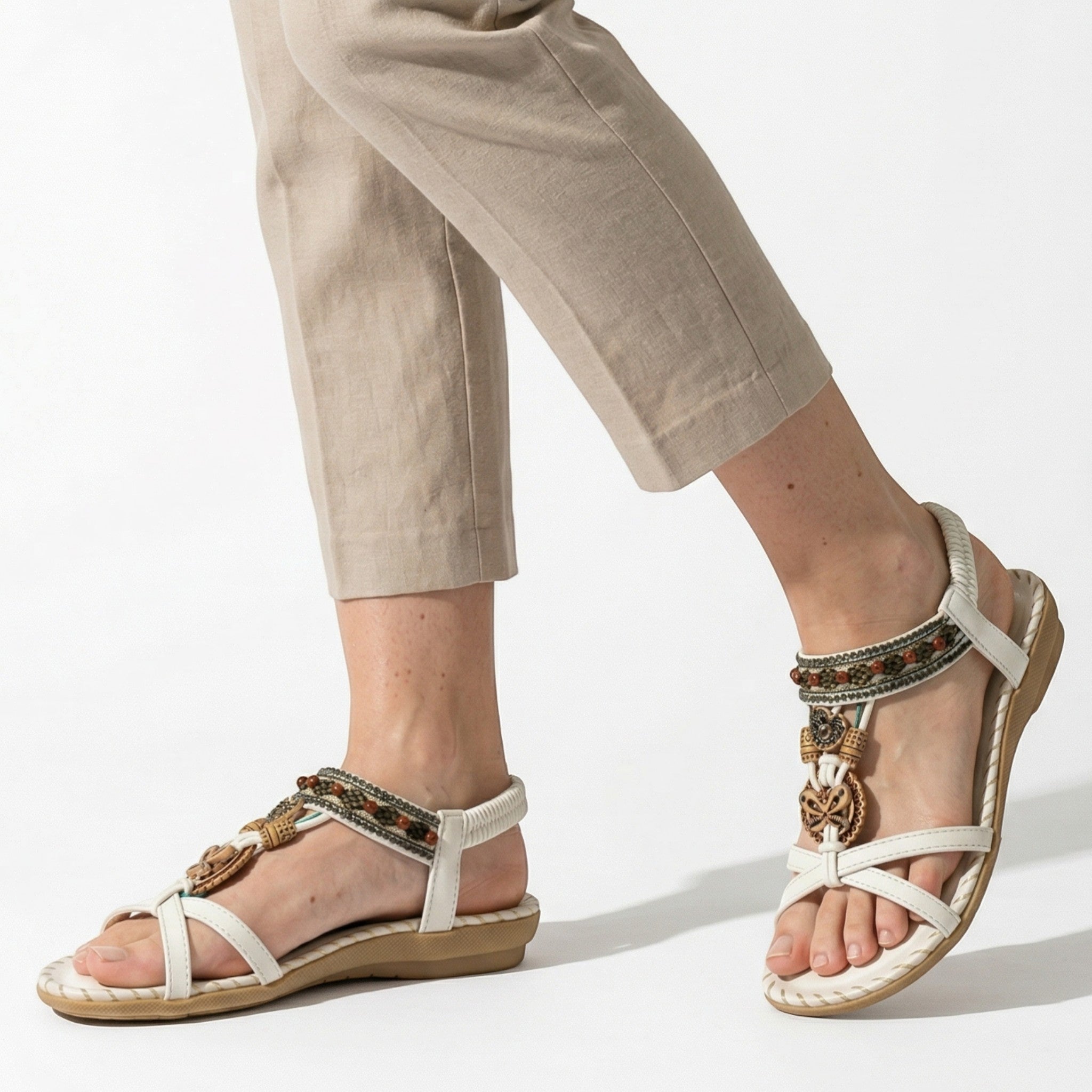 Zoe - Women's Summer Boho Flat Sandals